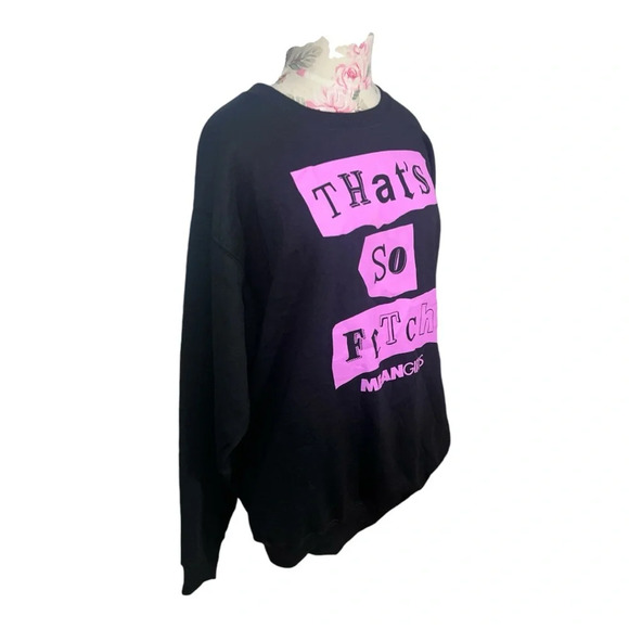 Mean Girls That's So Fetch Sweatshirt Black Medium - Picture 4 of 7